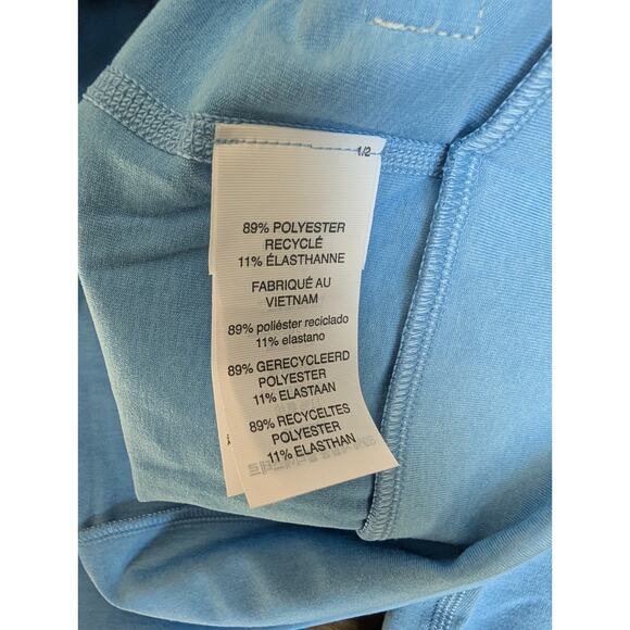 Vuori Halo Performance Hoodie 2.0 Womens XS Light Blue Spring Heather Zip-Up NWT - Picture 4 of 5